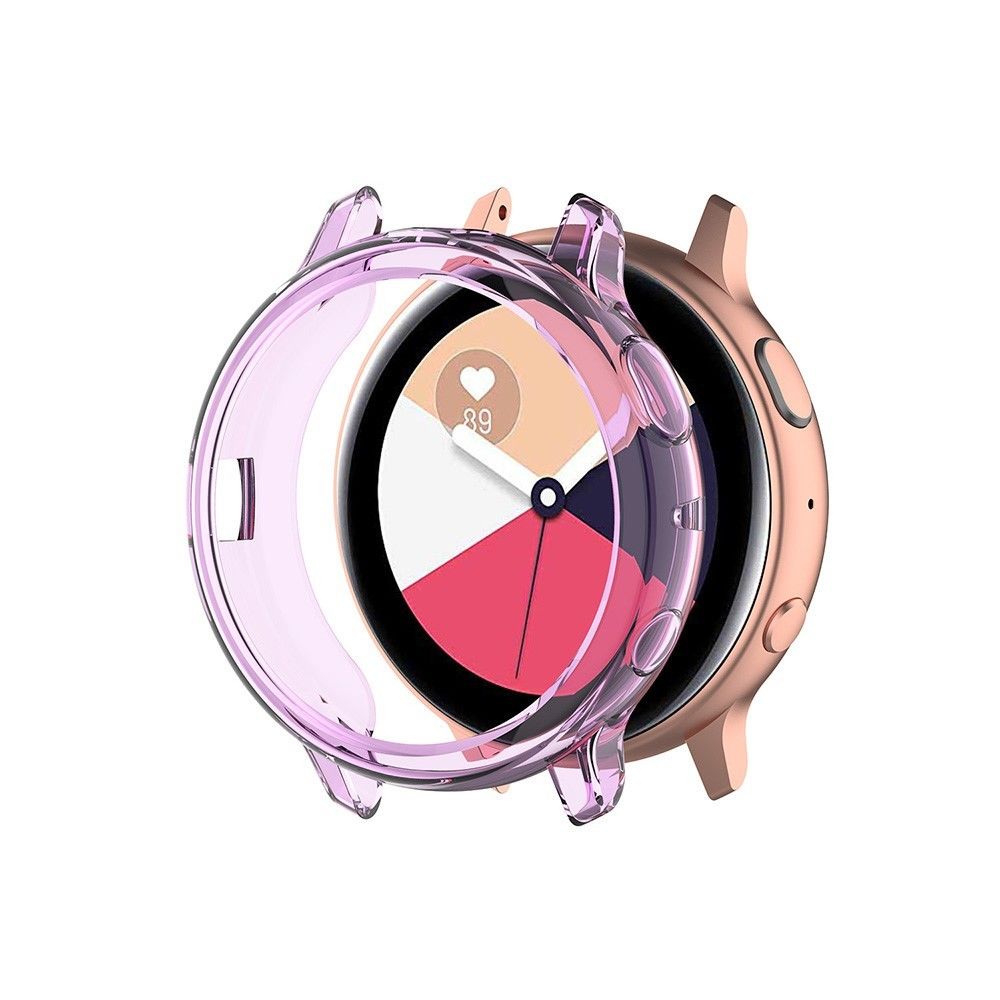 marque generique - Coque en TPU violet pour votre Samsung Galaxy Watch Active2 40mm - Accessoires bracelet connecté