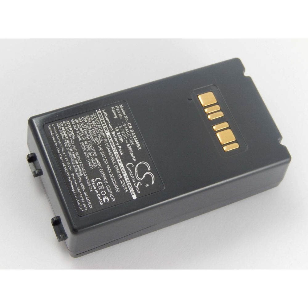 Vhbw - vhbw Batterie Li-Ion 5200mAh (3.7V) pour lecteur de codes barres, terminal de données, POS, mobile Computer Datalogic Falcon X3 comme 94ACC1386, BT-26 - Caméras Sportives