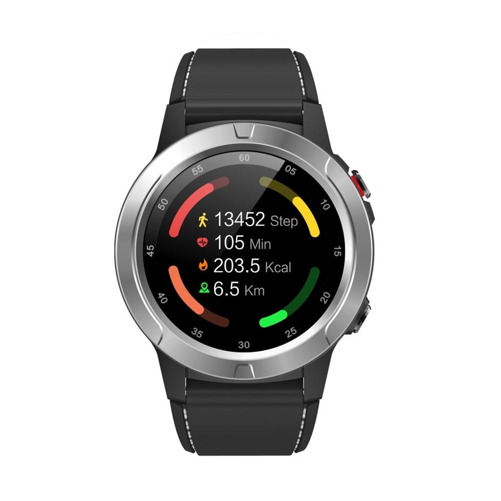 Wewoo - Montre connectée Smartwatch à écran tactile couleur IPS 1,3 pouces SMA-M4étanche IP65prise en charge GPS / Cardio / moniteur de sommeil / pression artérielle argent - Montre connectée
