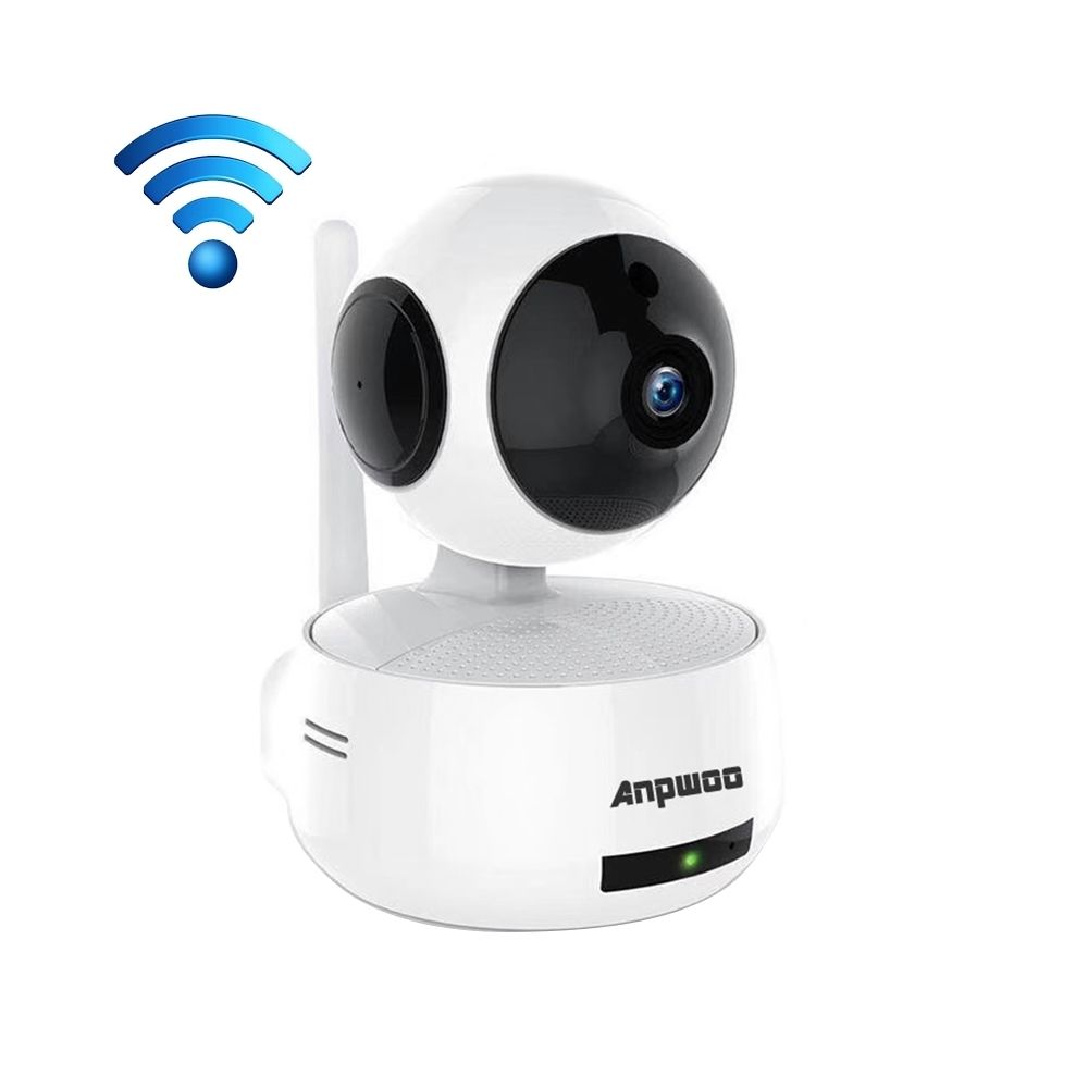 Wewoo - Caméra IP Anpwoo YT004 1080P HD WiFi, prise en charge de la détection de mouvement, vision nocturne infrarouge et carte TF (128 Go max.) - Caméra de surveillance connectée
