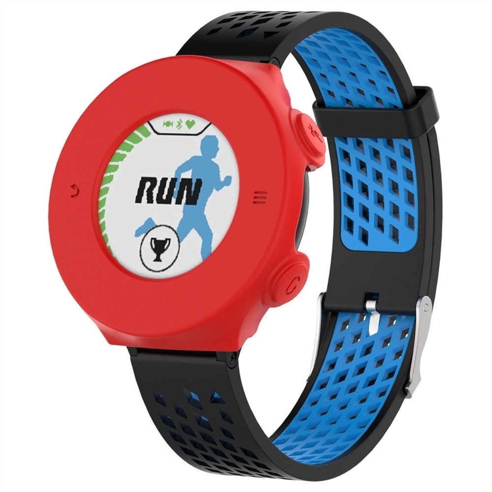 Wewoo - Protection écran Étui de en silicone Smart Watch pour Garmin Forerunner 620 rouge - Accessoires montres connectées