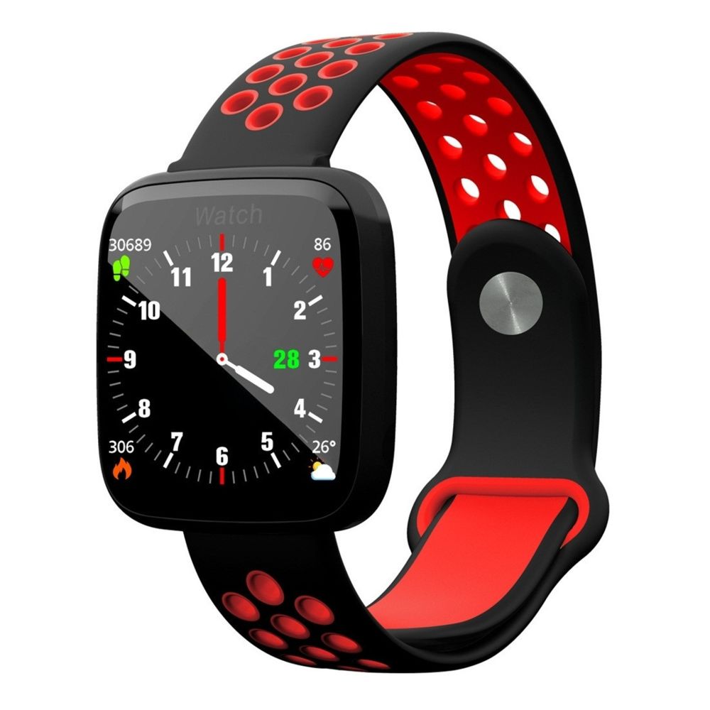 Wewoo - Bracelet connecté Smartwatch F15 de 1,3 pouces avec écran couleur TFT IPSrappel des appels de soutien / surveillance de la fréquence cardiaque / de la pression artérielle / du sommeil / Oxymètre rouge - Bracelet connecté