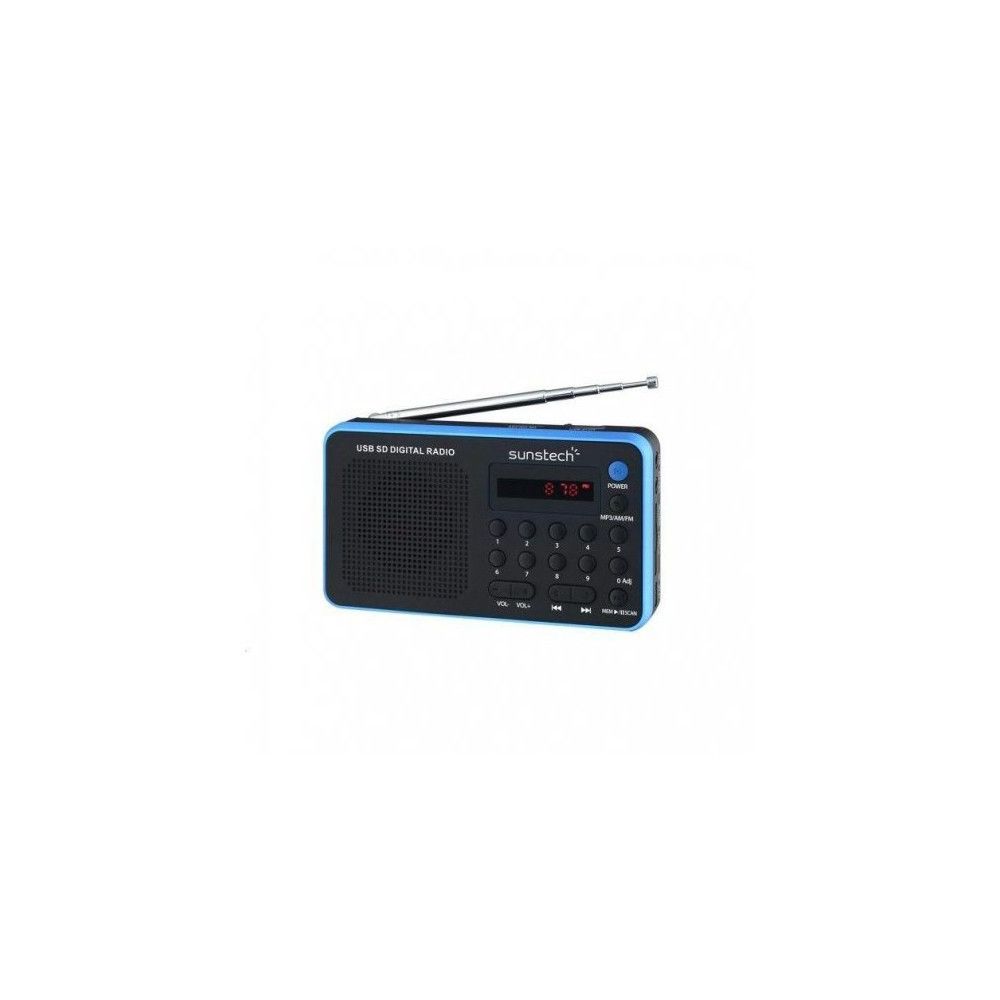 Sunstech - Portable digital AM/FM radio Black - Bracelet connecté