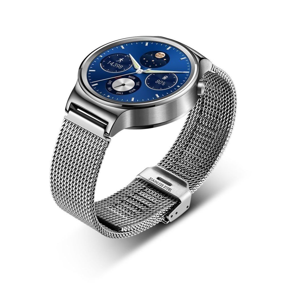 Huawei - Watch Classic - Bracelet maille milanaise - Argent - Montre connectée