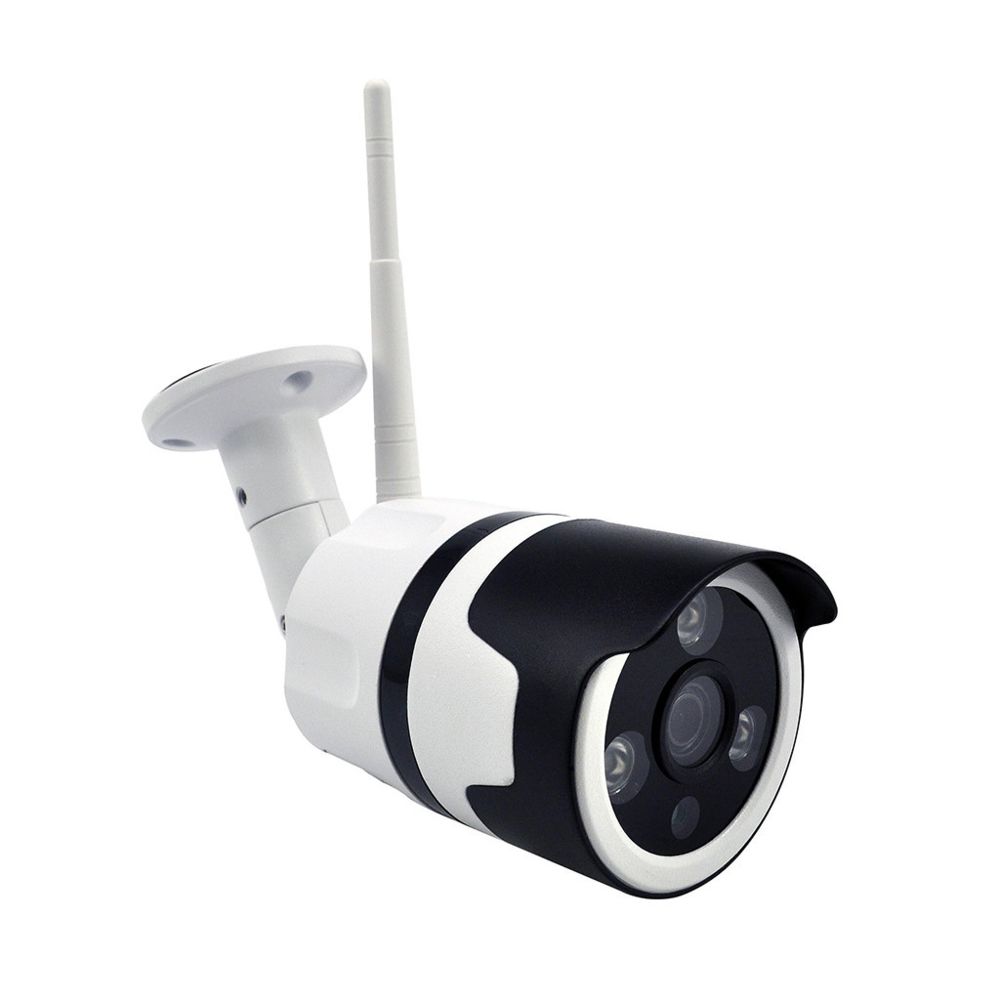 Generic - Sans fil HD 1080P WIFI Caméra étanche Sécurité extérieure Bullet IR vision nocturne blanc - Caméra de surveillance connectée