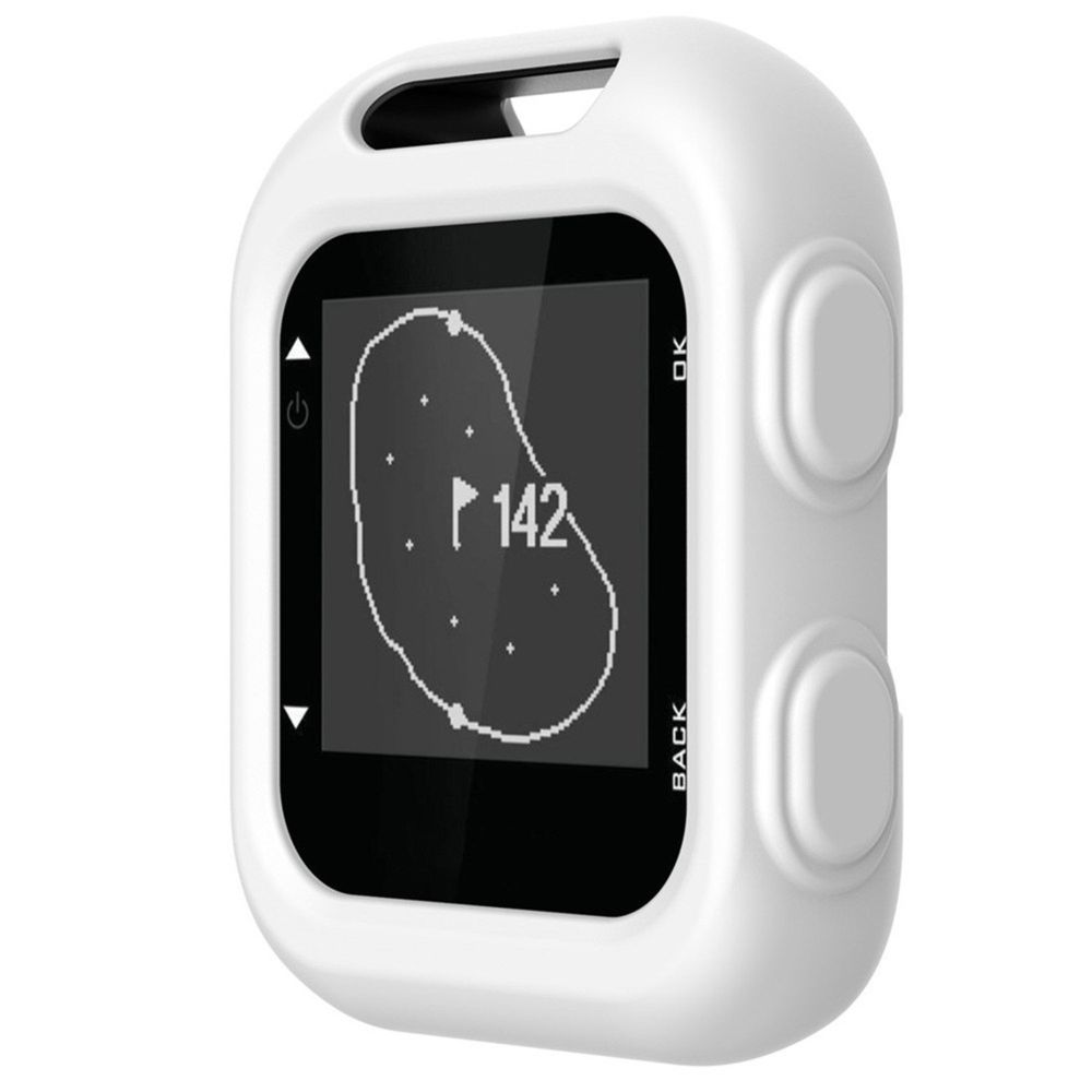 Wewoo - Boîtier de montre Housse de protection en silicone pour Garmin Approach G10 Golf Blanc - Accessoires montres connectées