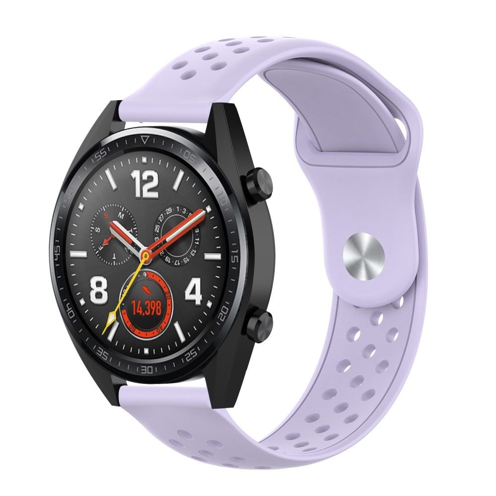 marque generique - Bracelet en TPU couleur unie violet pour votre Samsung Galaxy Watch 42mm - Accessoires bracelet connecté