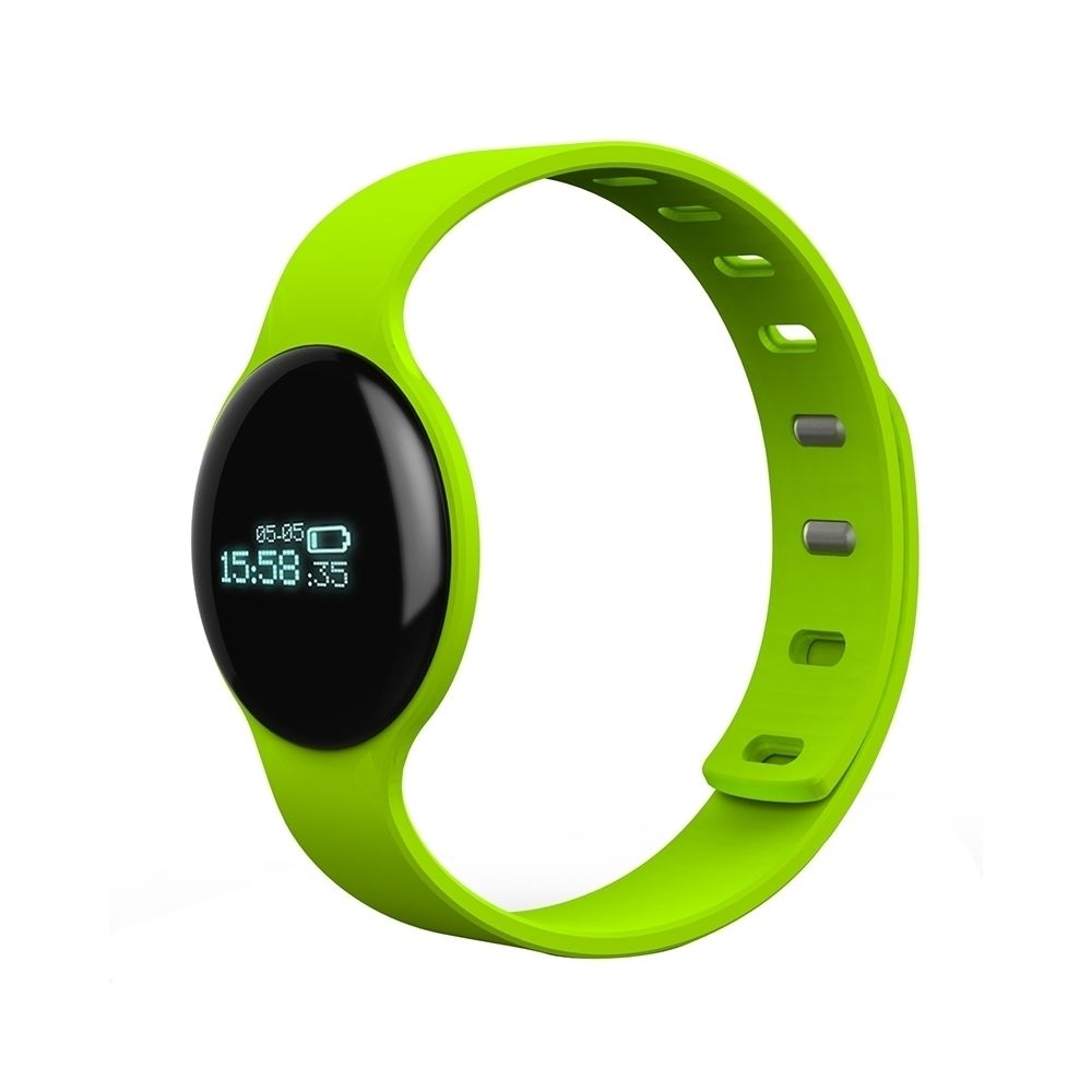 Wewoo - Bracelet connecté vert 0.68 pouces OLED Bluetooth 4.0 Smart Display Bracelet, podomètre de / rappel d'appel / suivi du sommeil / fonction de montre / Anti-perte fonction, compatible avec iOS et Android système - Montre connectée