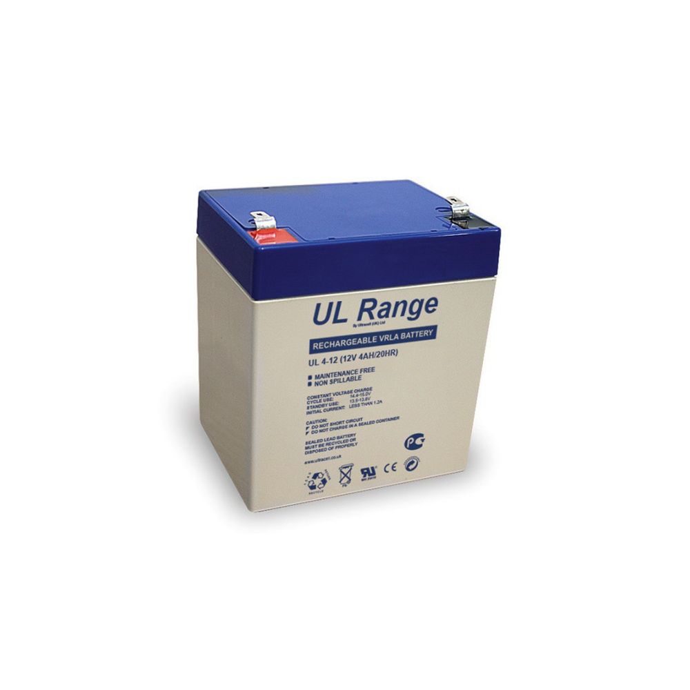 marque generique - Batterie plomb étanche UL4-12 Ultracell 12v 4ah - Alarme connectée