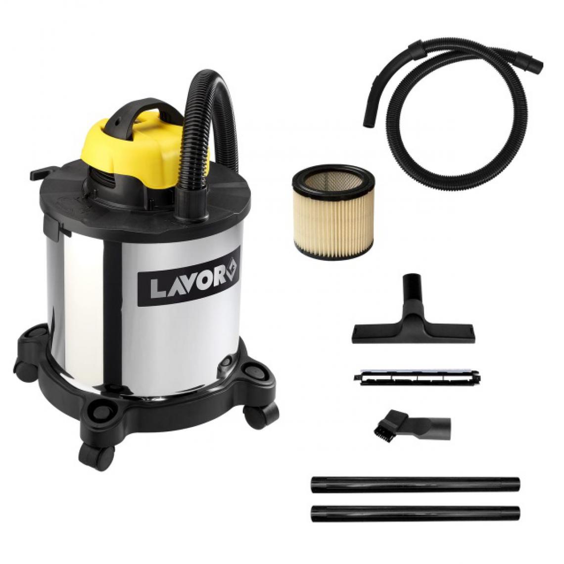 Lavor - Promotion - Lavor - Aspirateur eau et poussières 1200W 20L - DVC 20 XT - Aspirateur eau et poussière