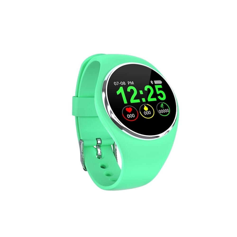 Wewoo - Bracelet connecté Écran couleur TFT DK01 de 1,0 pouce IP67 étanche Bluetooth Smartwatchrappel d'appel de soutien / surveillance de la fréquence cardiaque / de la pression artérielle / du sommeil Vert - Bracelet connecté