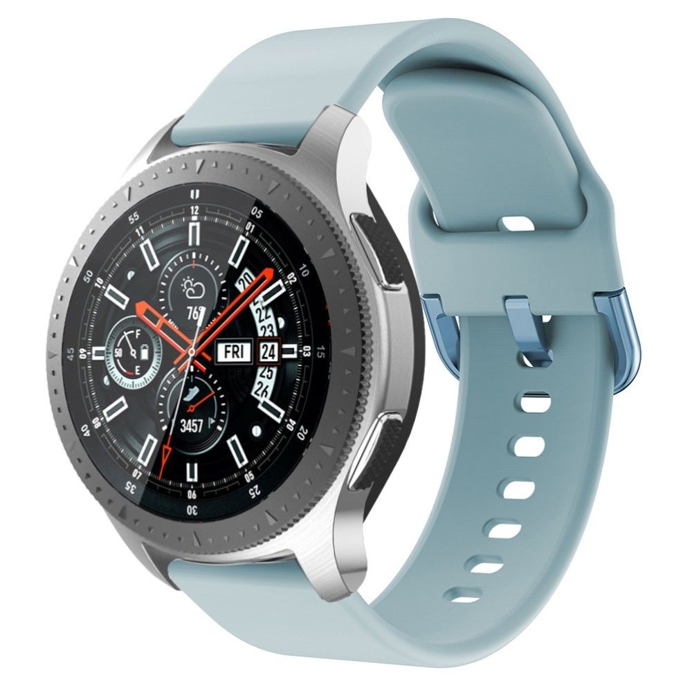 marque generique - Bracelet en silicone sangle bleu clair pour votre Samsung Gear S3 Active - Accessoires bracelet connecté