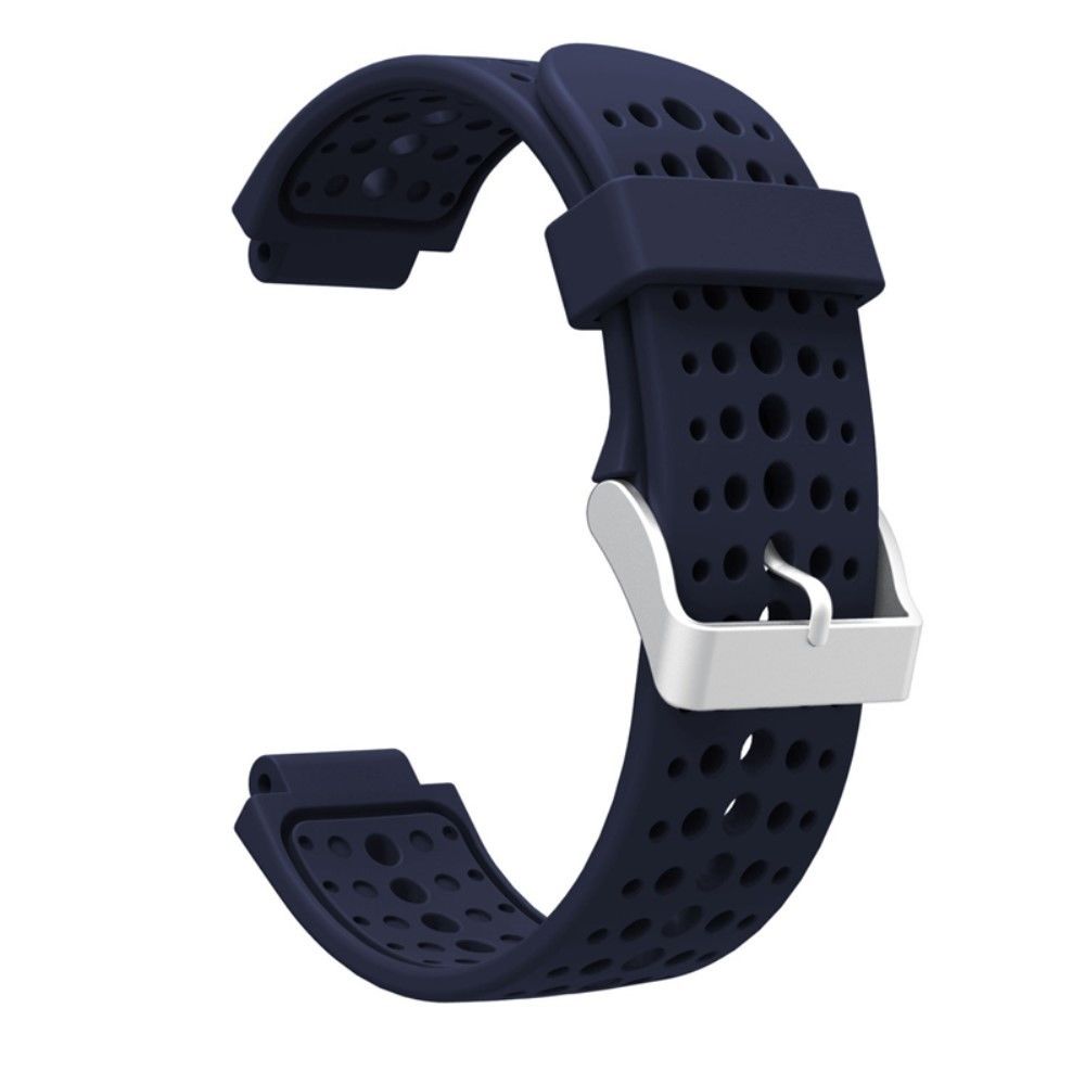 marque generique - Bracelet en silicone trous ronds bleu foncé pour votre Garmin Forerunner 220/230/235/620/630 - Accessoires bracelet connecté