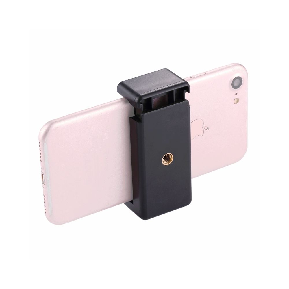 Wewoo - Pour iPhone, Samsung, HTC, Sony, LG et autres smartphone Selfie Sticks Fixation de trépied Téléphone avec trou de vis de 1/4 po - Caméras Sportives