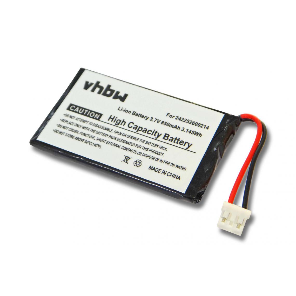 Vhbw - Batterie LI-PO 850mAh compatible pour PHILIPS Prestigo SRT9320 SRT 9320 remplace 242252600214 - Autre appareil de mesure