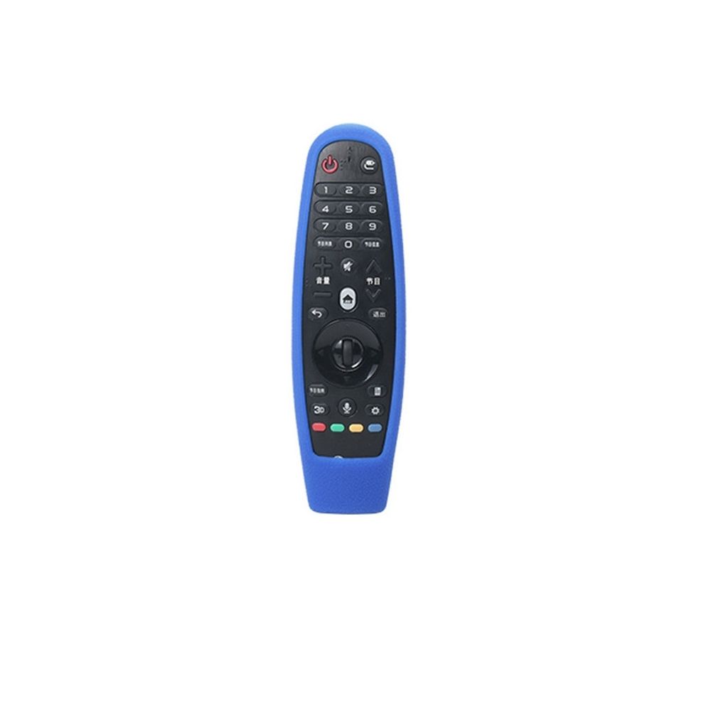 Wewoo - Approprié pour LG Smart TV étui de protection télécommande AN-MR600 AN-MR650a en silicone dynamique bleu - Accessoires de motorisation