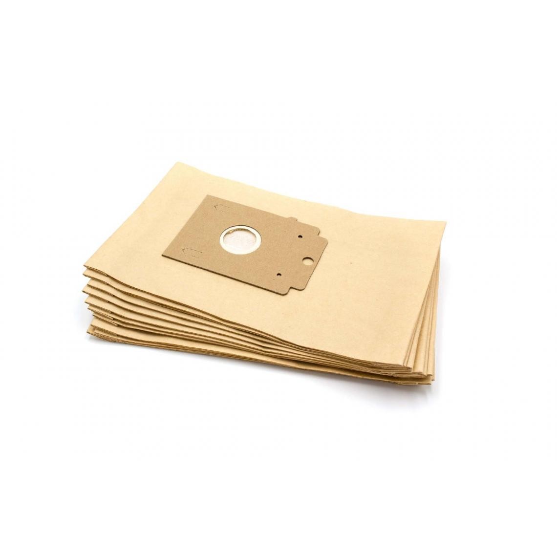 Vhbw - vhbw 10x Sacs compatible avec Ufesa AS 2014, 2015, 2016 aspirateur - papier, 28cm x 17cm, couleur sable - Accessoire entretien des sols