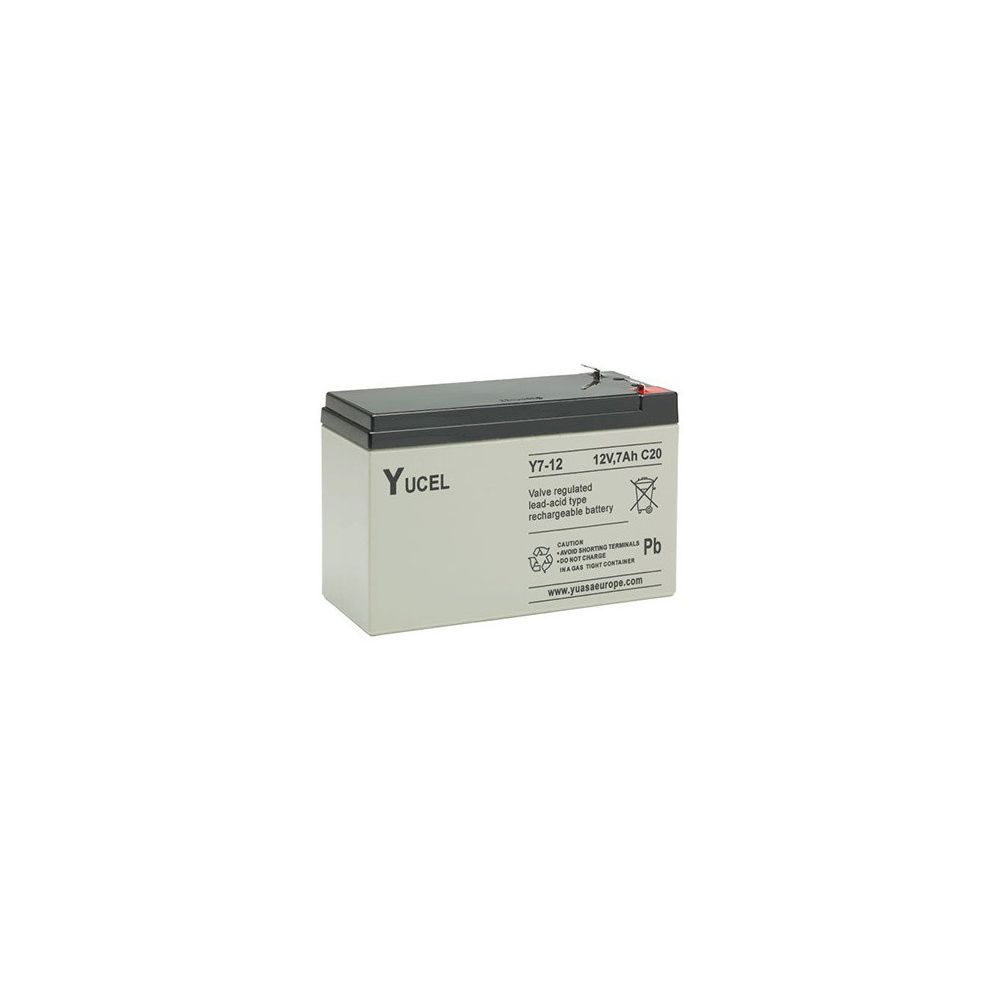 Yuasa - Batterie plomb étanche Y7-12FR Yuasa Yucel 12v 7ah - Alarme connectée
