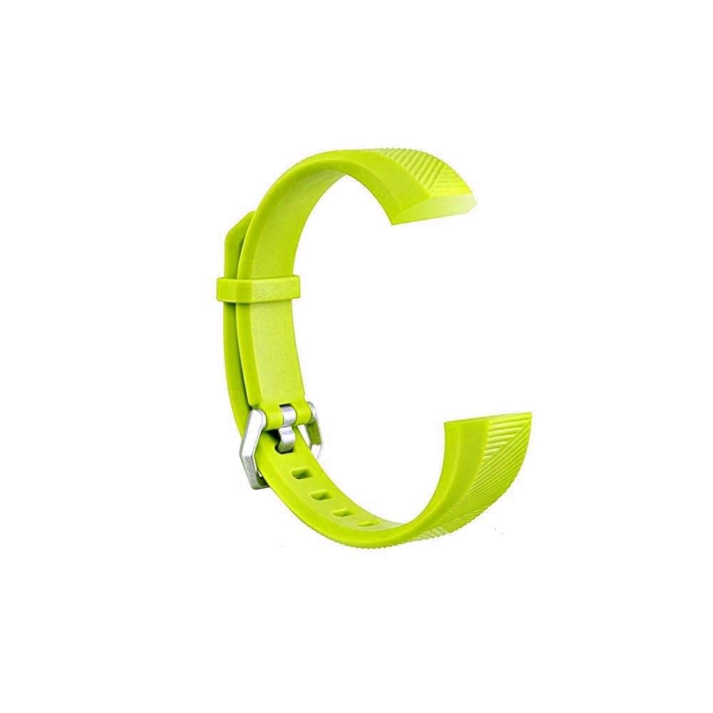 Wewoo - Bracelet pour montre connectée Dragonne en Sergé de Silicone Enfants FITBIT ACE Vert - Bracelet connecté