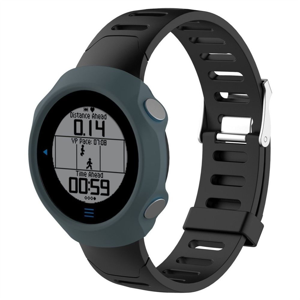 Wewoo - Protection écran Étui de en silicone Smart Watch pour Garmin Forerunner 610 Cyan - Accessoires montres connectées