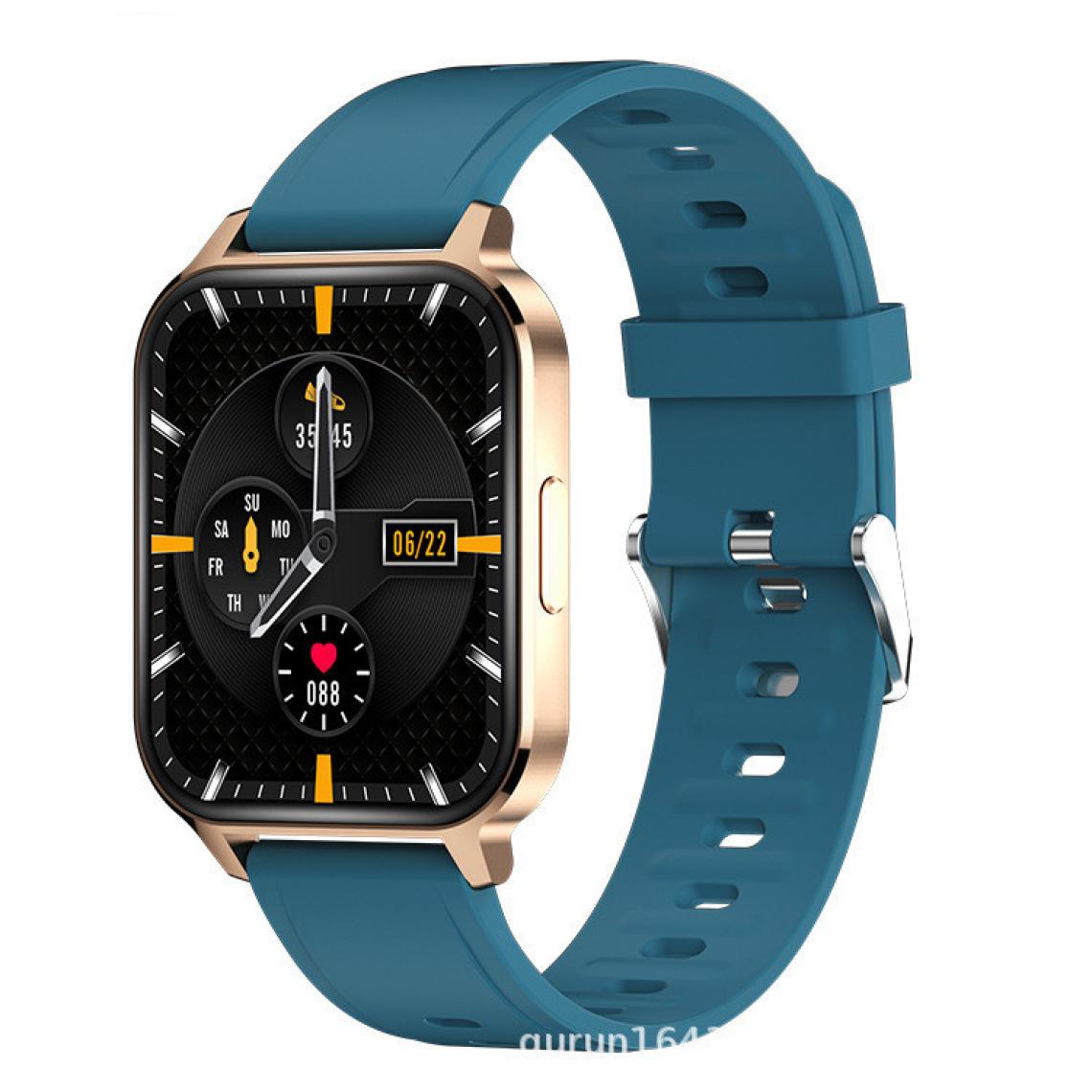 Chrono - Q-18 Smart Watch, Fitness Tracker, Activity Tracker, 1,7" HD, Ip68 Reloj Intelligent Bluetooth, Compteur de pas pour Femmes Hommesï¼Vertï¼ - Montre connectée
