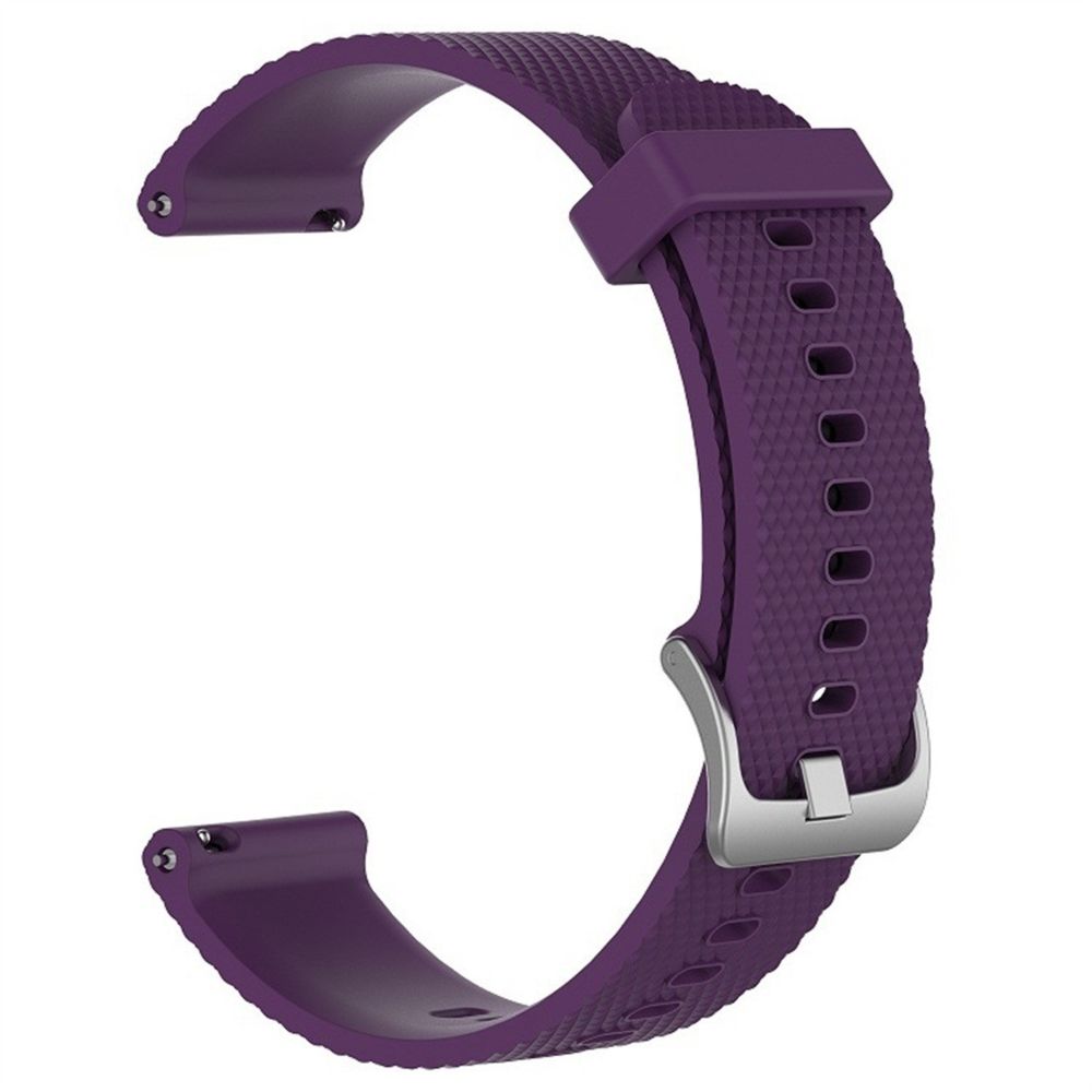 Wewoo - Bracelet pour montre connectée en silicone Smart Watch POLAR Vantage M 22cm Violet - Bracelet connecté