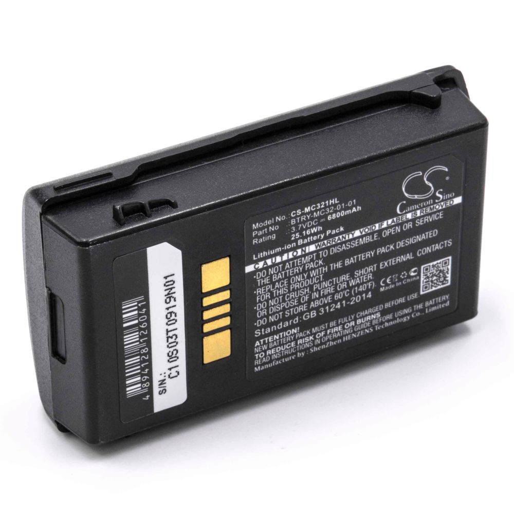 Vhbw - vhbw Batterie Li-Ion 6800mAh (3.7V) pour terminal à code-barres comme Motorola BTRY-MC32-01-01 - Caméras Sportives