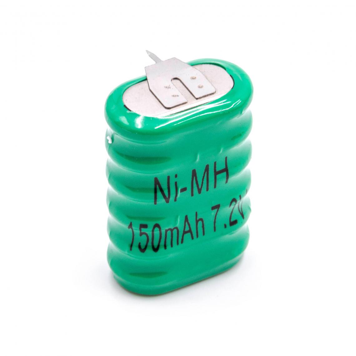 Vhbw - vhbw NiMH pile bouton de remplacement (6x cellule) 3 épingles type 6/V150H 150mAh 7.2V convient pour les batteries de modélisme etc. - Autre appareil de mesure