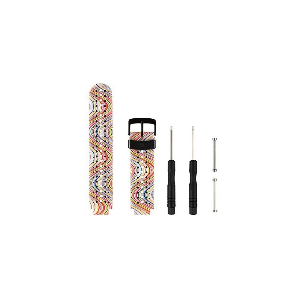 Wewoo - Bracelet pour montre connectée Dragonne Sport en silicone Garmin Forerunner 235 lumière colorée - Bracelet connecté