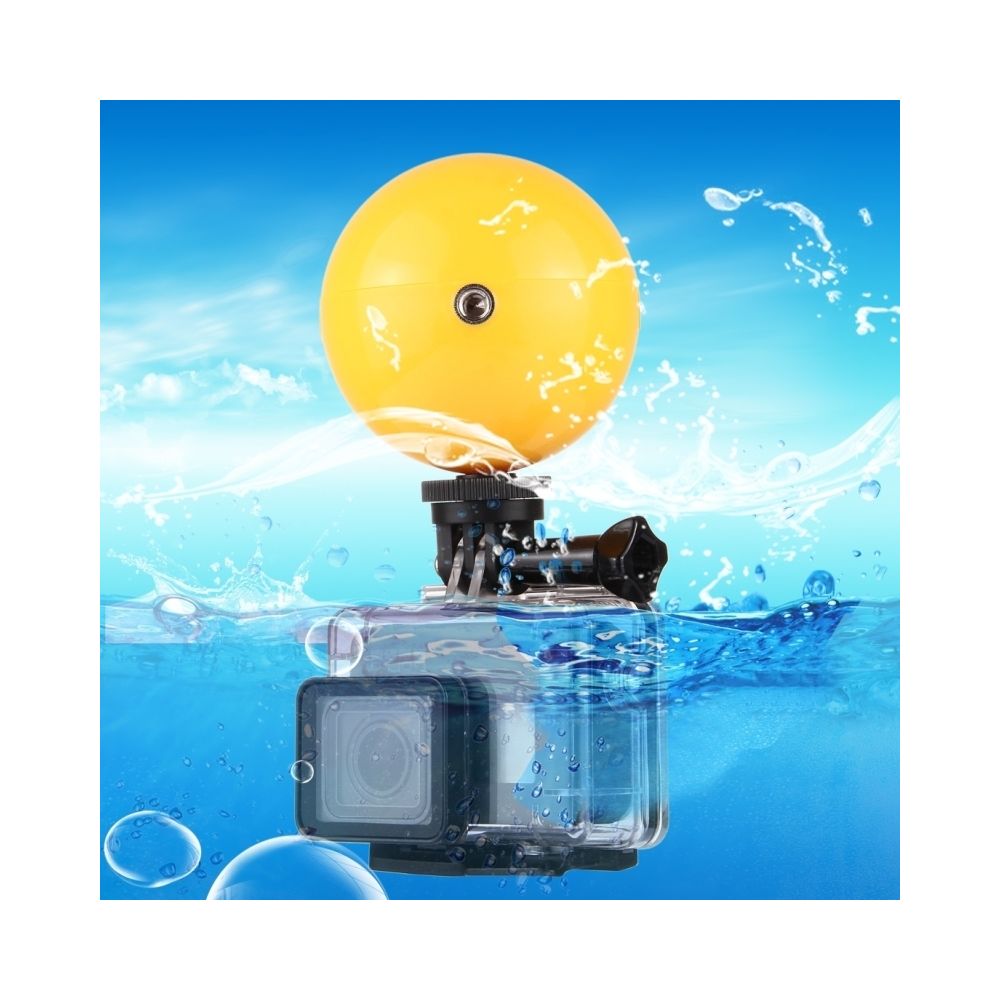 Wewoo - Ballon flottant GoPro pour HERO6 / 5/5 Session / 4 Session / 4/3 + / 3/2/1, Xiaomi et autres caméras d'action Bobber Diving Floaty Ball avec bracelet de sécurité - Caméras Sportives