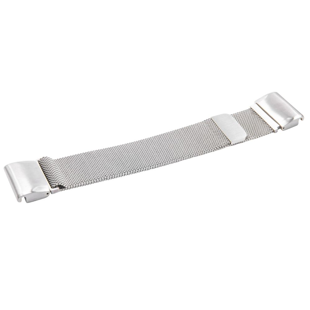 Vhbw - vhbw bracelet acier inoxydable argent fermeture magnétique verrouillage par pression pour smartwatch Garmin Fenix 3, 3 HR, 3 Saphir, 5x - Accessoires montres connectées