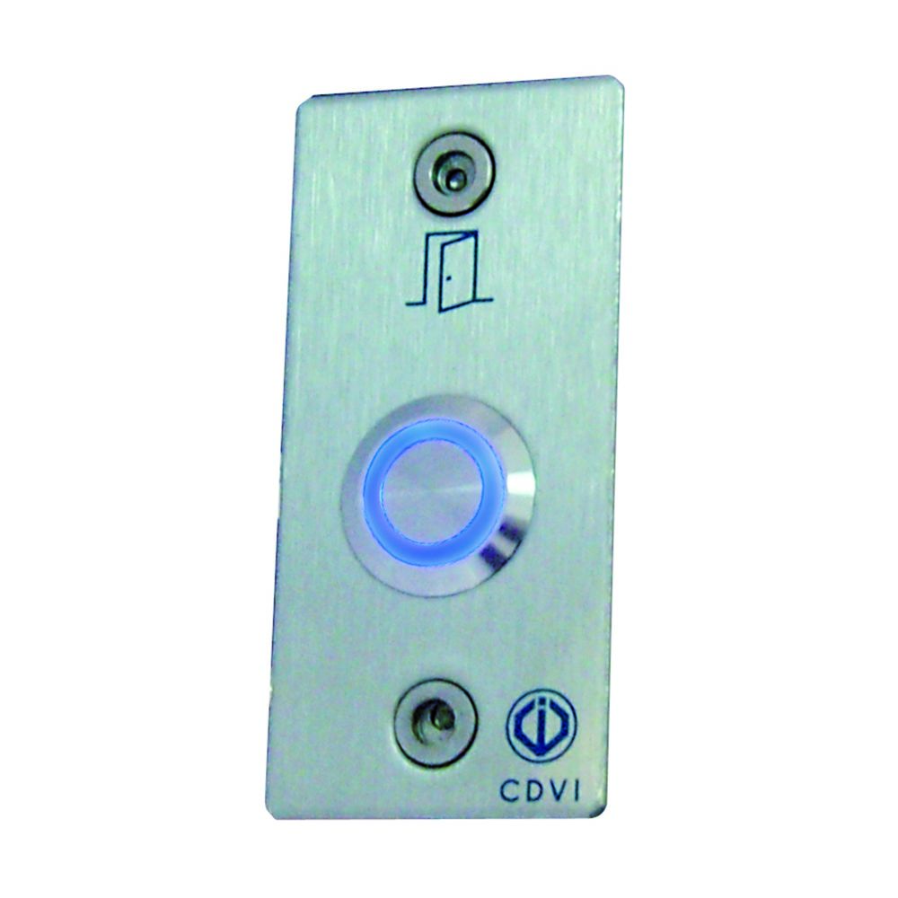 Cdvi - bouton poussoir - 1 x no/nf - eclairé et plaque inox - cdvi bpnonfe - Accessoires de motorisation