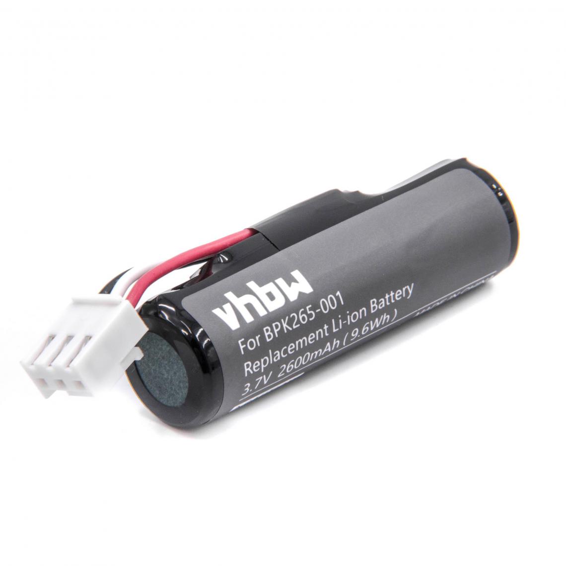 Vhbw - vhbw Batterie remplacement pour VeriFone BPK260-002-01-A, BPK265-001, BPK265-001-01-A pour scanner de code-barre POS (2600mAh, 3,7V, Li-ion) - Caméras Sportives