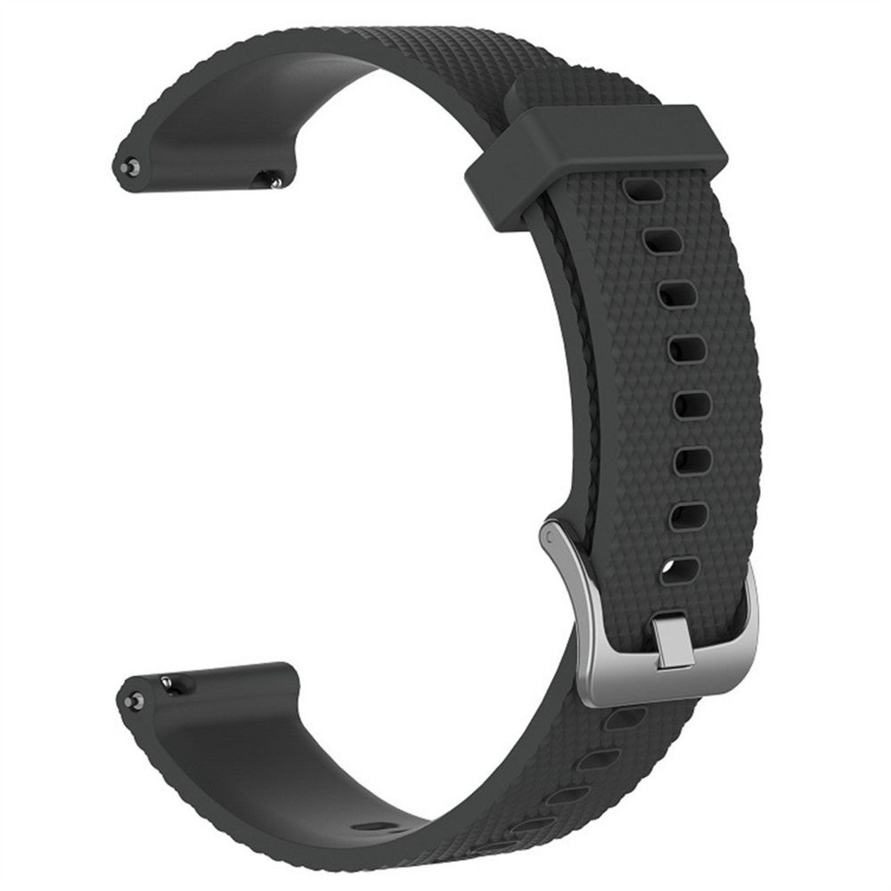 Wewoo - Bracelet pour montre connectée en silicone Smart Watch POLAR Vantage M 22cm Gris - Bracelet connecté