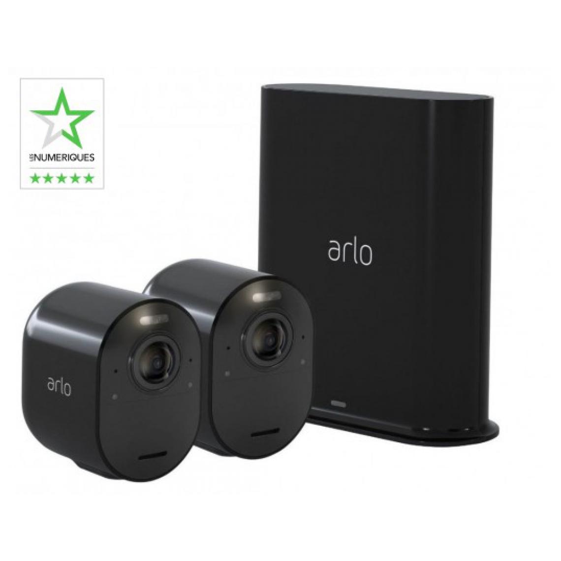 Arlo - Caméra de surveillance Arlo Ultra 4K Pack 2 cameras - Black - Caméra de surveillance connectée