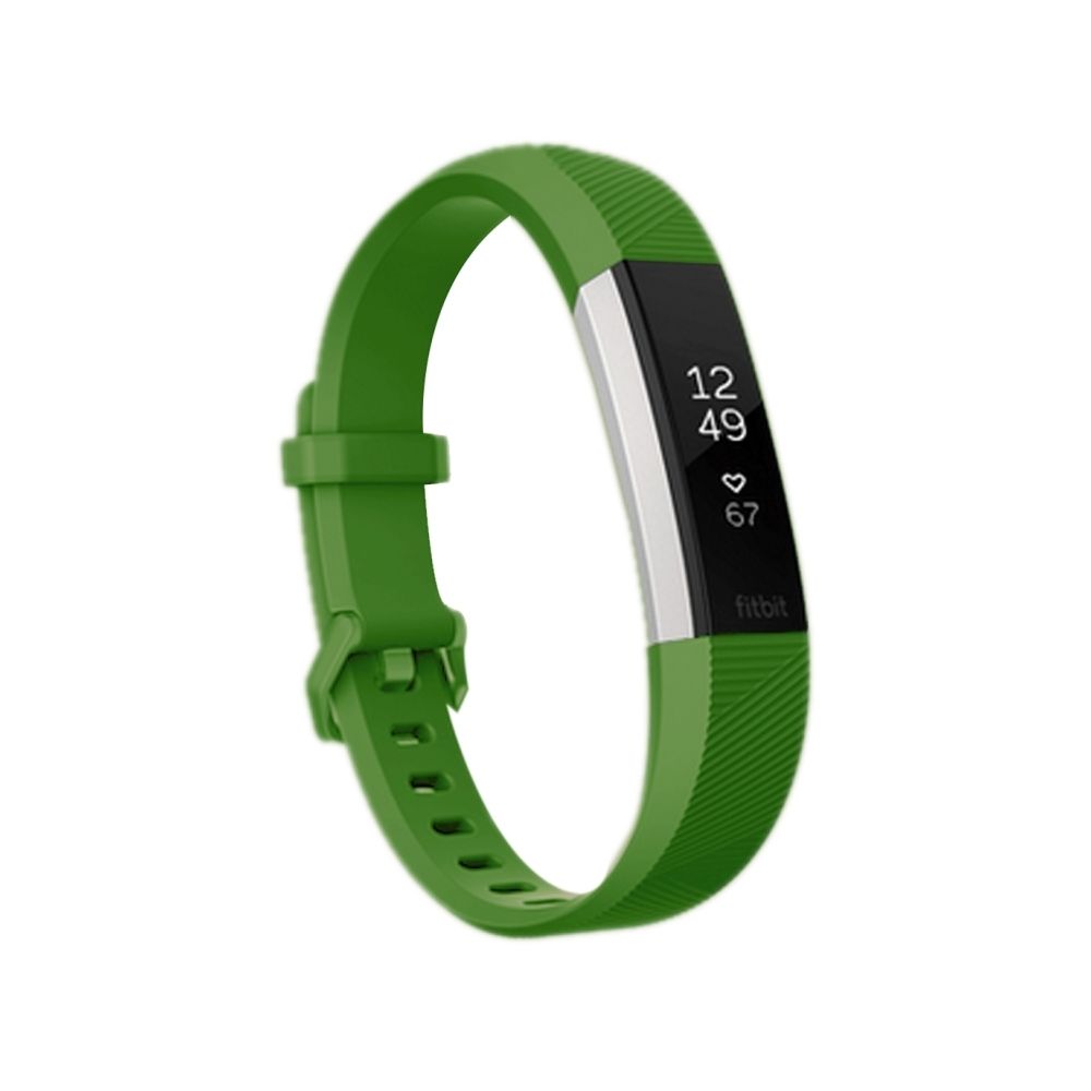 Wewoo - Bracelet vert pour en silicone Fitbit Alta Smart Watch, longueur: environ 23,8 cm - Bracelet connecté