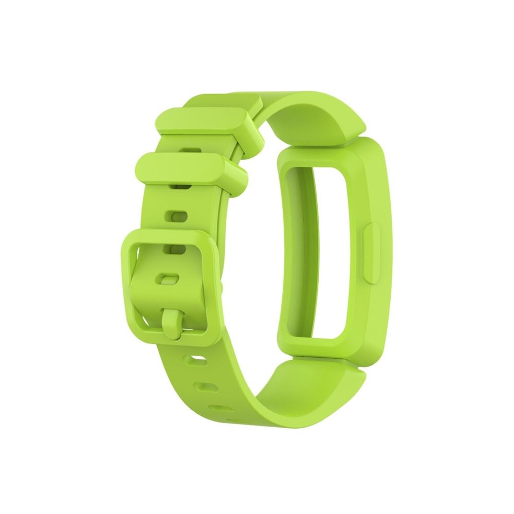 Wewoo - Bracelet pour montre connectée Smartwatch avec en silicone Fitbit Inspire HR couleur citron vert - Bracelet connecté
