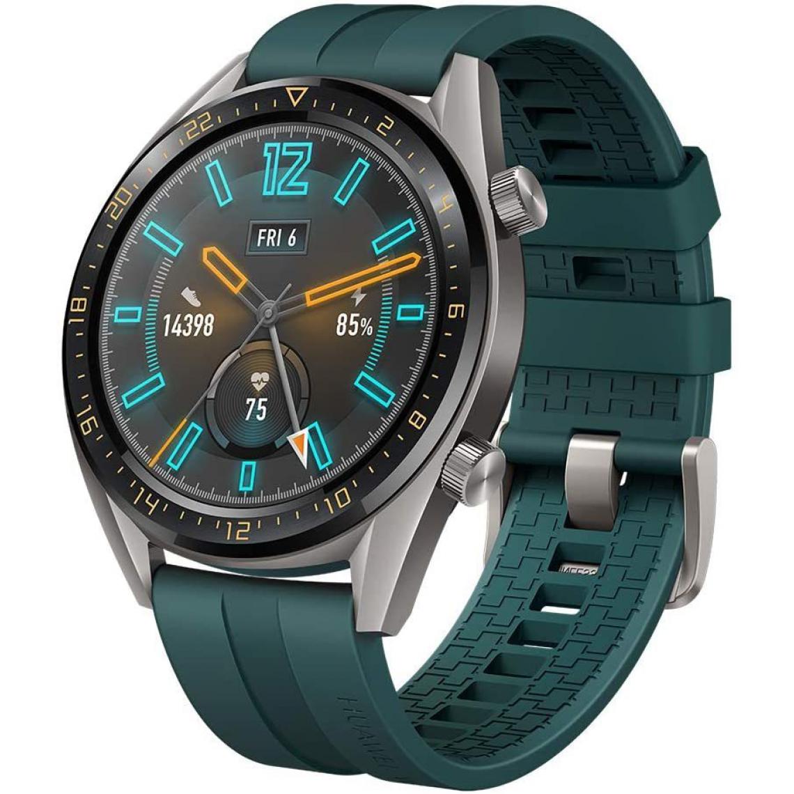 Chrono - Huawei Watch GT Active 46mm Montre Connectée GPS avec Bracelet Sportï¼Vertï¼ - Montre connectée
