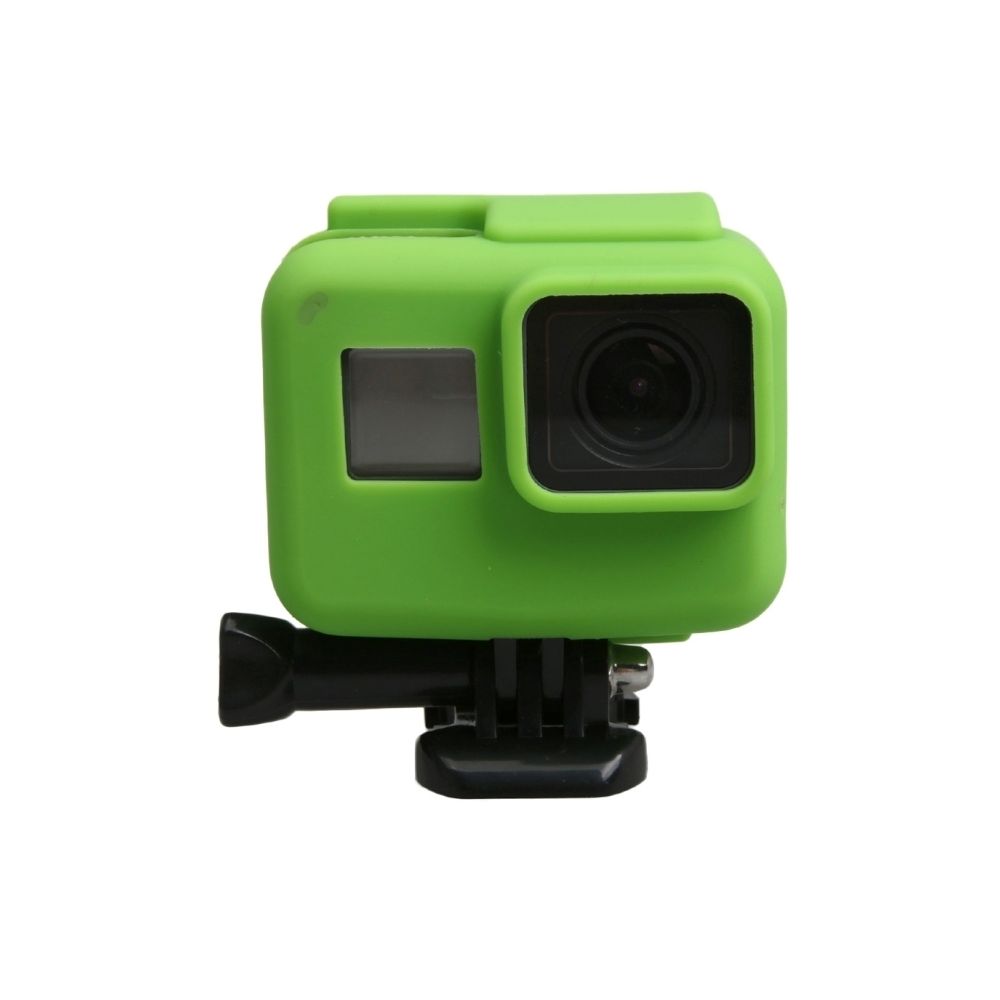 Wewoo - Coque vert pour GoPro HERO5 Bordure Silicone Cadre de montage Boîtier de protection de Shell - Caméras Sportives