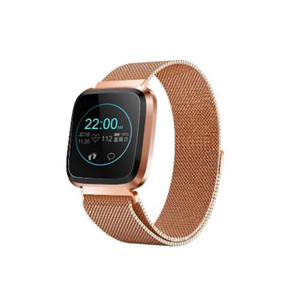 marque generique - YP Select 1,3 pouces Écran couleur Pression artérielle Moniteur de fréquence cardiaque Sport Bluetooth Smart Wristband Watch-Doré - Montre connectée