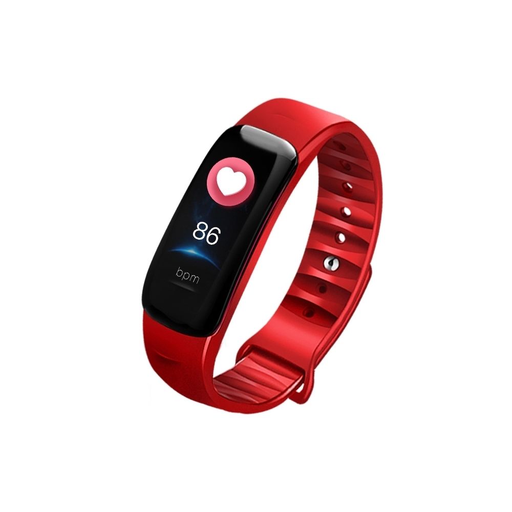 Wewoo - Bracelet connecté Smartwatch 0,96 pouces couleur intelligent IPS avec écran IP67 Étanche, Rappel d'appel de soutien / Surveillance la fréquence cardiaque / pression artérielle / du sommeil / sédentarité / Télécommande (Rouge) - Bracelet connecté