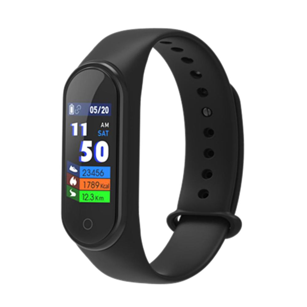 marque generique - Montre intelligente Bluetooth avec moniteur de fréquence cardiaque Fitness Tracker Wristband Pink - Montre connectée