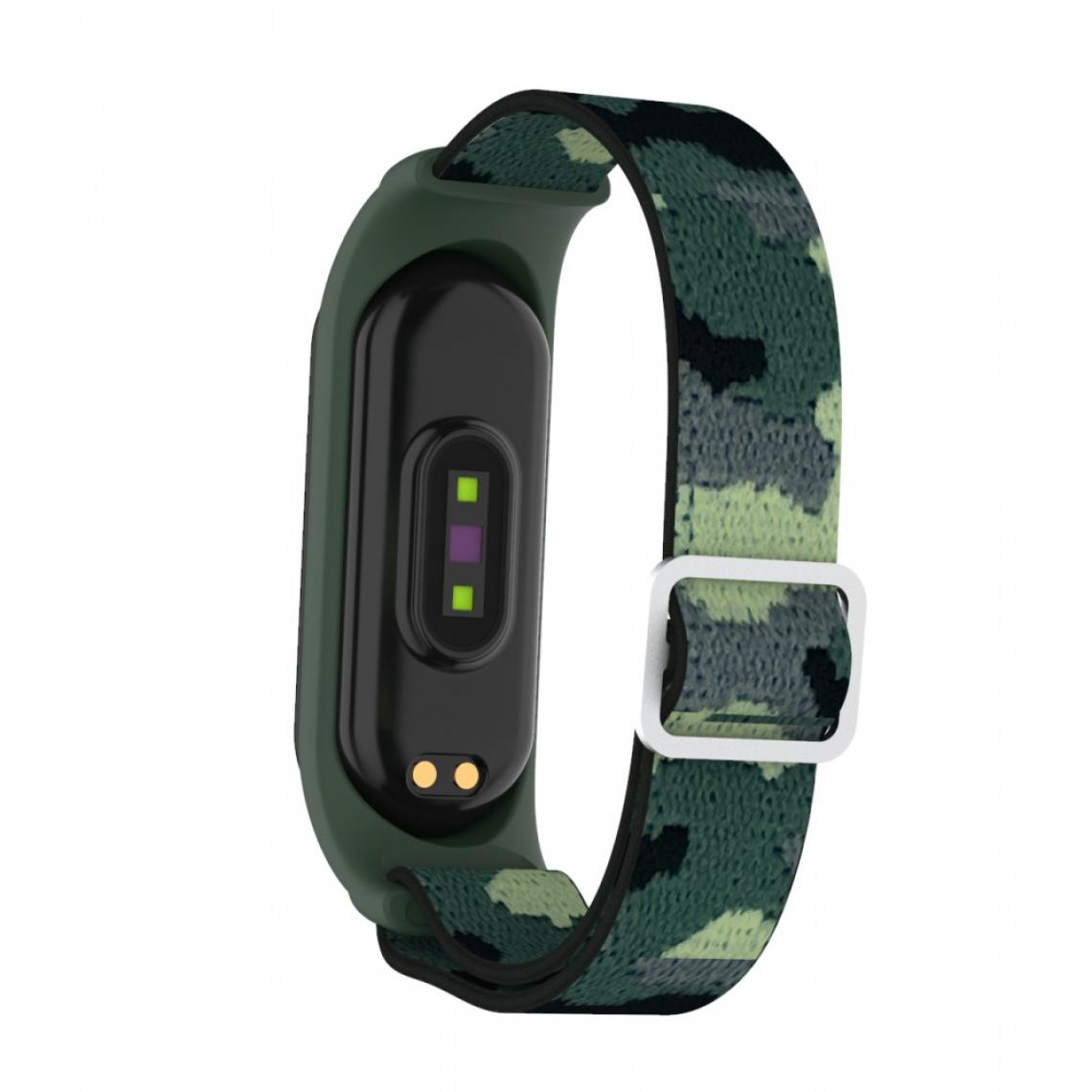 Other - Bracelet en nylon Élastique camouflage pour votre Xiaomi Mi Band 3/4/5/6 - Accessoires bracelet connecté