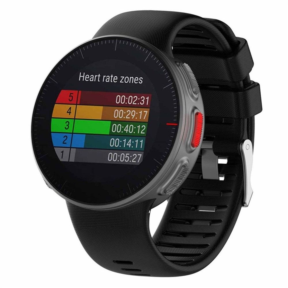 Wewoo - Bracelet pour montre connectée Smartwatch avec de POLAR Vantage V Noir - Bracelet connecté
