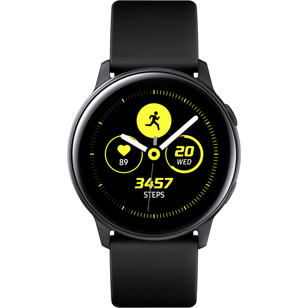 Samsung - Galaxy Watch Active - Noir Pur - 40 mm - Montre connectée