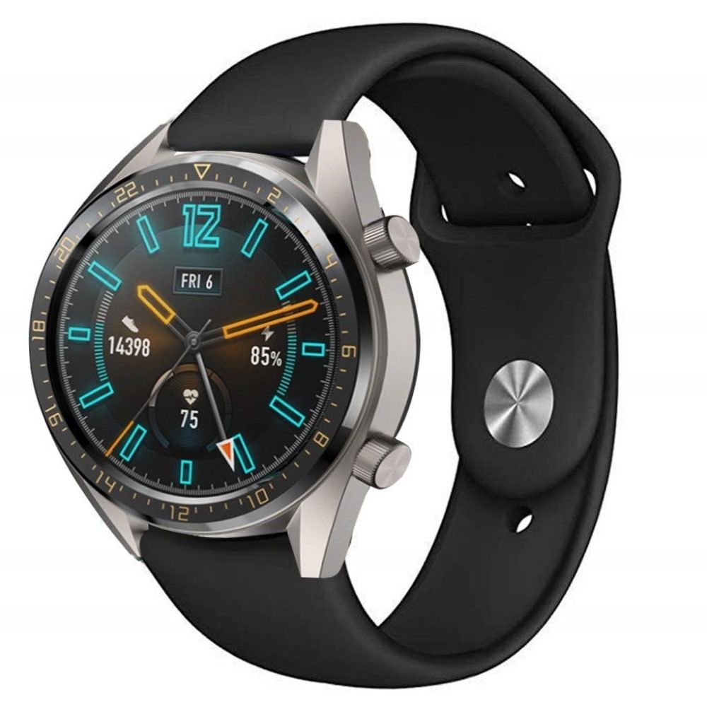 marque generique - Bracelet en silicone noir pour votre Huawei Watch GT/Watch Magic - Accessoires bracelet connecté