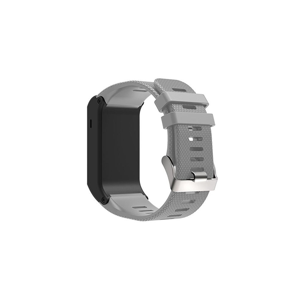 Wewoo - Bracelet pour montre connectée Dragonne Sport en silicone Garmin Vivoactive HR Gris - Bracelet connecté