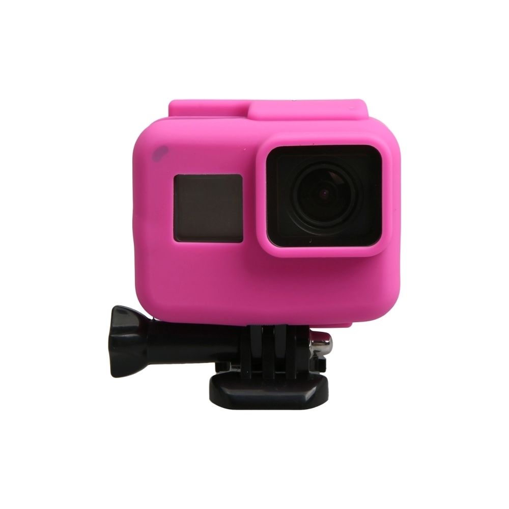 Wewoo - Coque rose pour GoPro HERO5 Bordure Silicone Cadre Mont Boîtier de protection Housse de Shell - Caméras Sportives