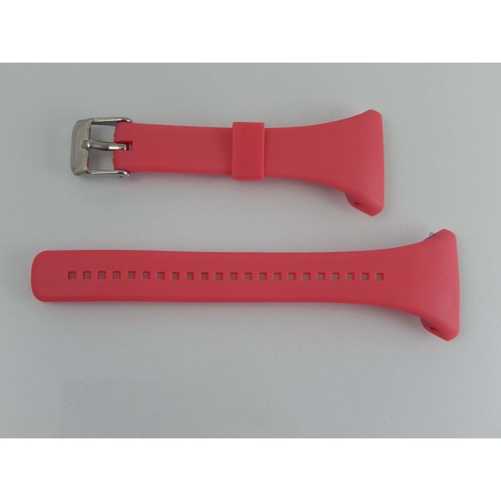 Vhbw - vhbw bracelet TPE L 11.5cm + 8.5cm compatible avec Polar FT4, FT4f, FT4m, FT7, FT7m montre connectée - rose - Accessoires montres connectées