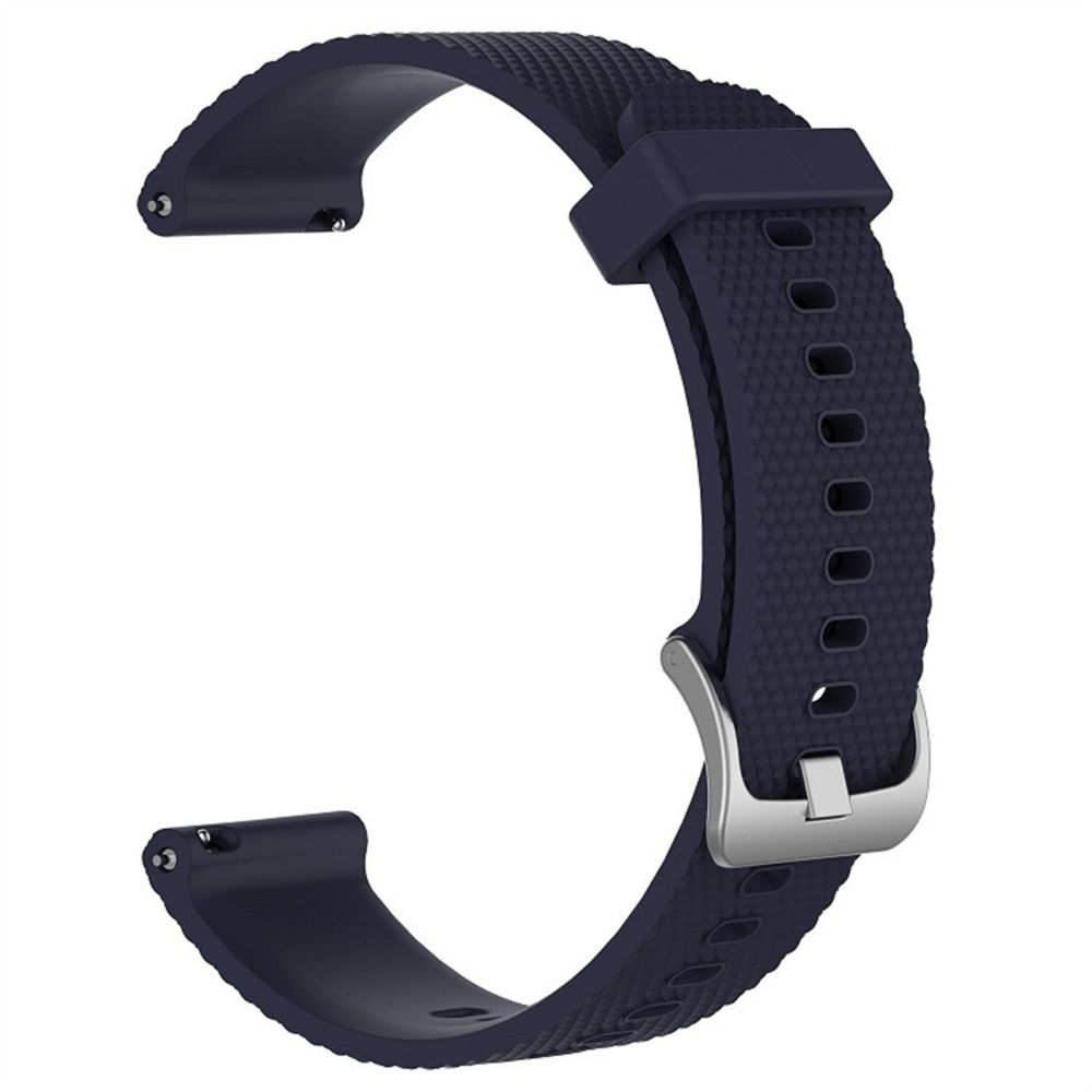 Wewoo - Bracelet pour montre connectée Smartwatch avec en silicone POLAR Vantage M 22mm bleu foncé - Bracelet connecté